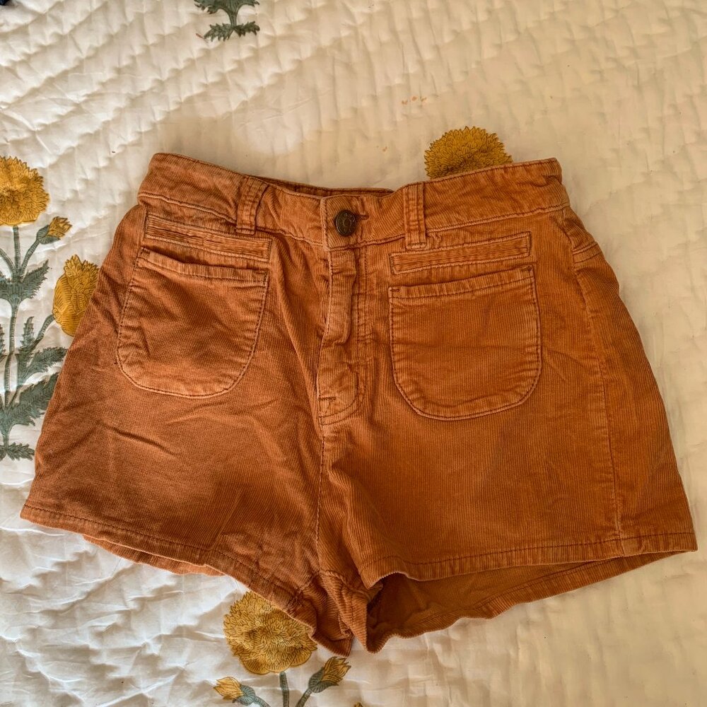 Corduroy High-Waisted BDG Shorts
